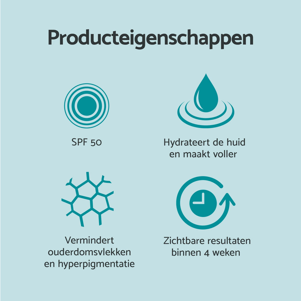 Pigmentcorrigerende Dagcrème tegen Ouderdomsvlekken – SPF 50