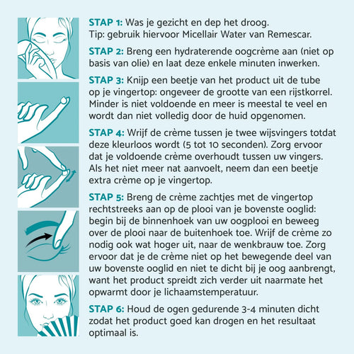 Creme voor het Liften van Hangende Oogleden
