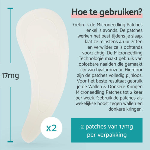 Wallen & Donkere Kringen Microneedling Patches