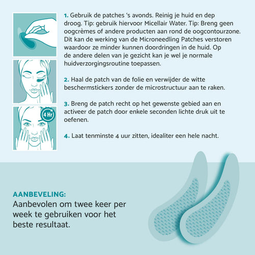 Wallen & Donkere Kringen Microneedling Patches